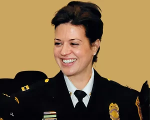 Captain Isabella Maldonado in Uniform. A Non-Fictional Women with a badge