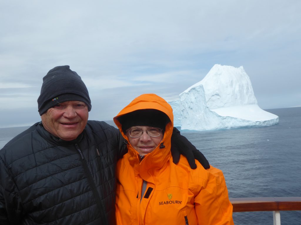 A picture of Wes and I in non-fictional Antarctica