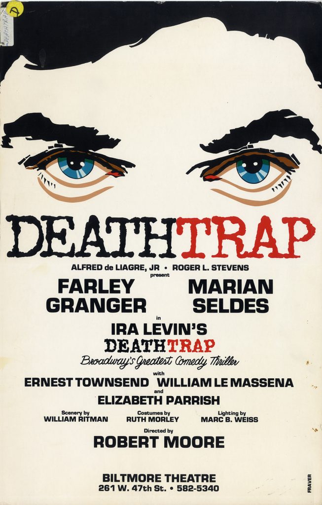 Deathtrap (1978), which holds the record for the longest-running comedy-thriller on Broadway.