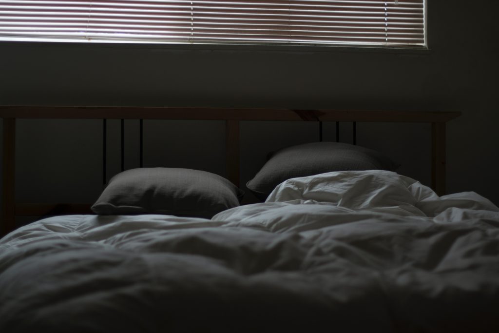 picture of empty bed