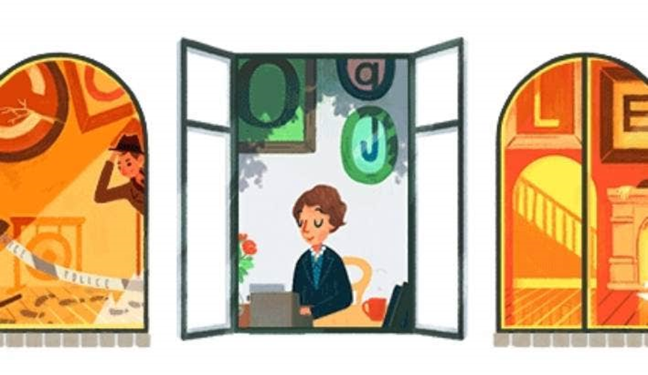 a Google Doodle for a dead writer