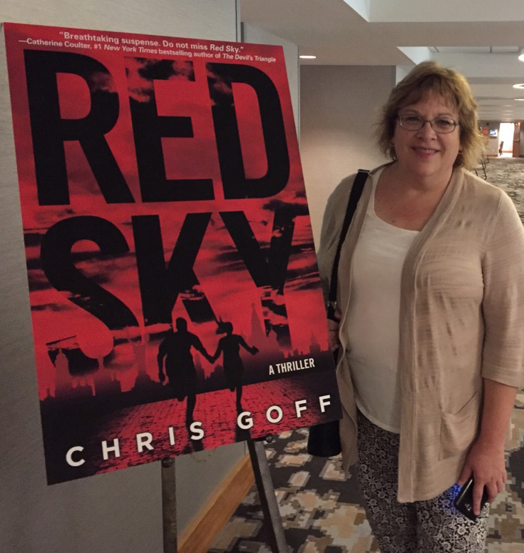 Chris Goff at ThrillerFest 2017 where she spoke of craft. Later, Chris would develop this "how to" on Total Immersion into characters and concepts for conferences and, now, RWW.